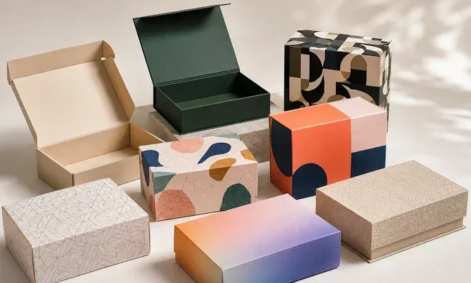 Branded packaging photo