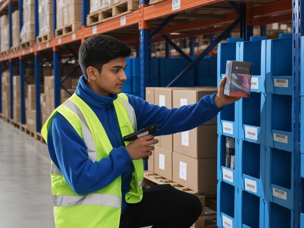 Photo of a Nuport warehouse floor