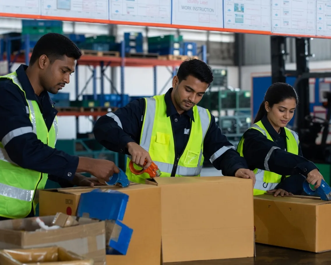 Nuport team packing orders
